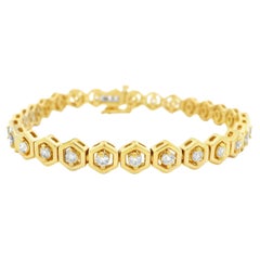 Pulseras de eslabones con diamantes