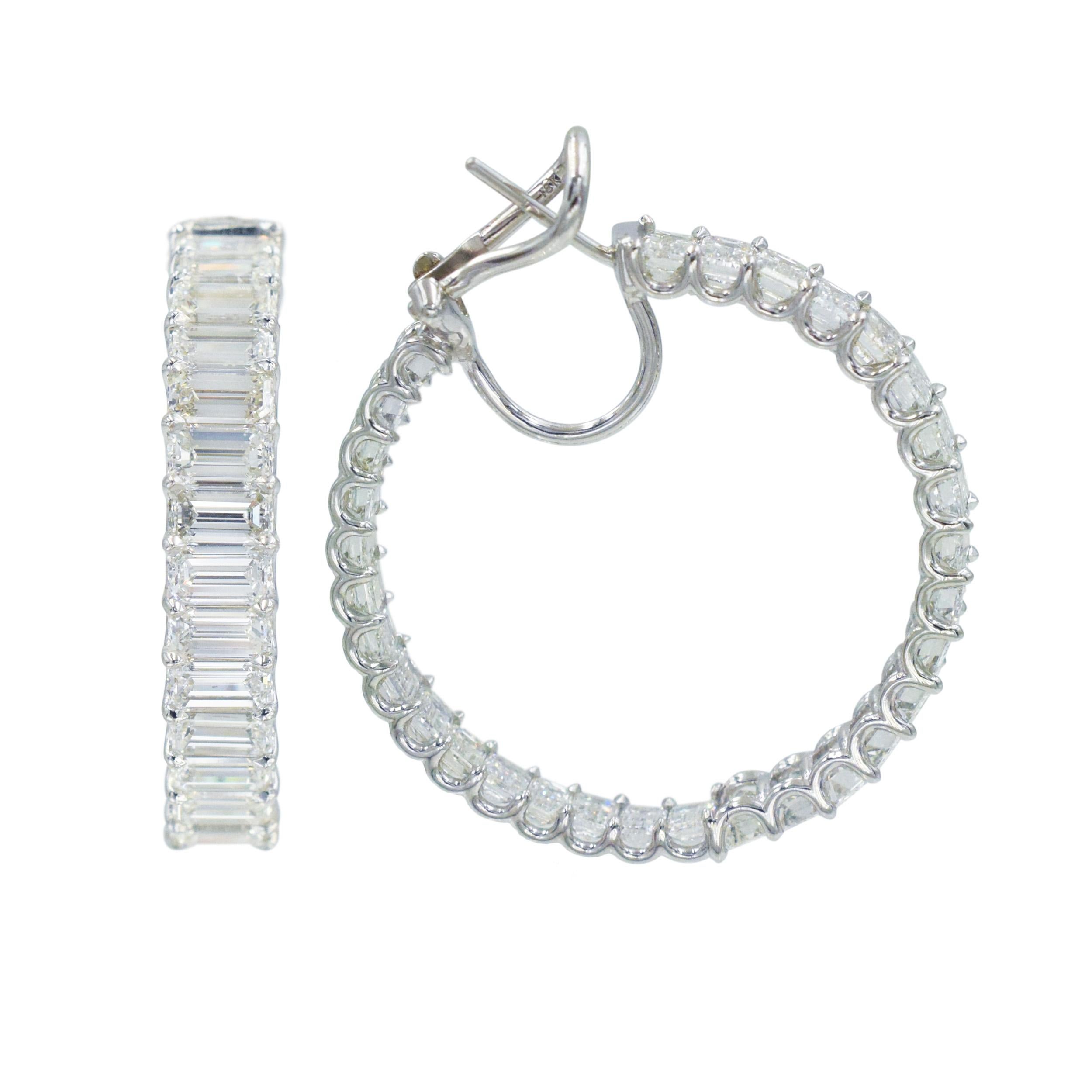 Women's NALLY   Diamond Hoop Earrings For Sale