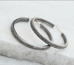Boucle d'oreille diamant en argent 925 Boucle d'oreille en argent 925 Bijoux de mode Cadeau d'anniversaire.