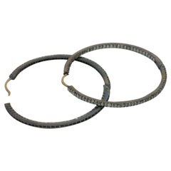 Boucles d'oreilles diamant Big Hoop Bijoux en argent 925 Cadeau.