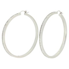 Diamond Hoop Earring