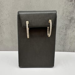Diamond Hoop Earrings 14kt Yellow Gold 1ctw GH VS SI 0.9in New