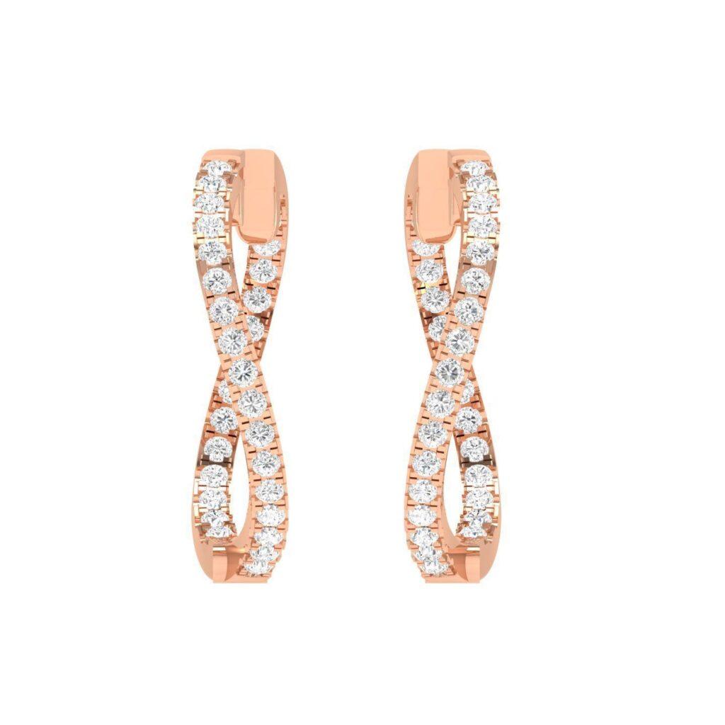 Product Details: 

Crafted with meticulous attention to detail, each Diamond Hoop Earring is adorned with a carefully curated selection of brilliant diamonds. The hoops feature a delicate yet eye-catching arrangement, ensuring that they catch the