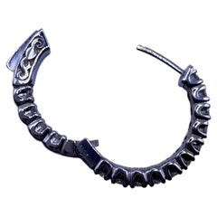 Diamond Hoop earrings 18KT gold