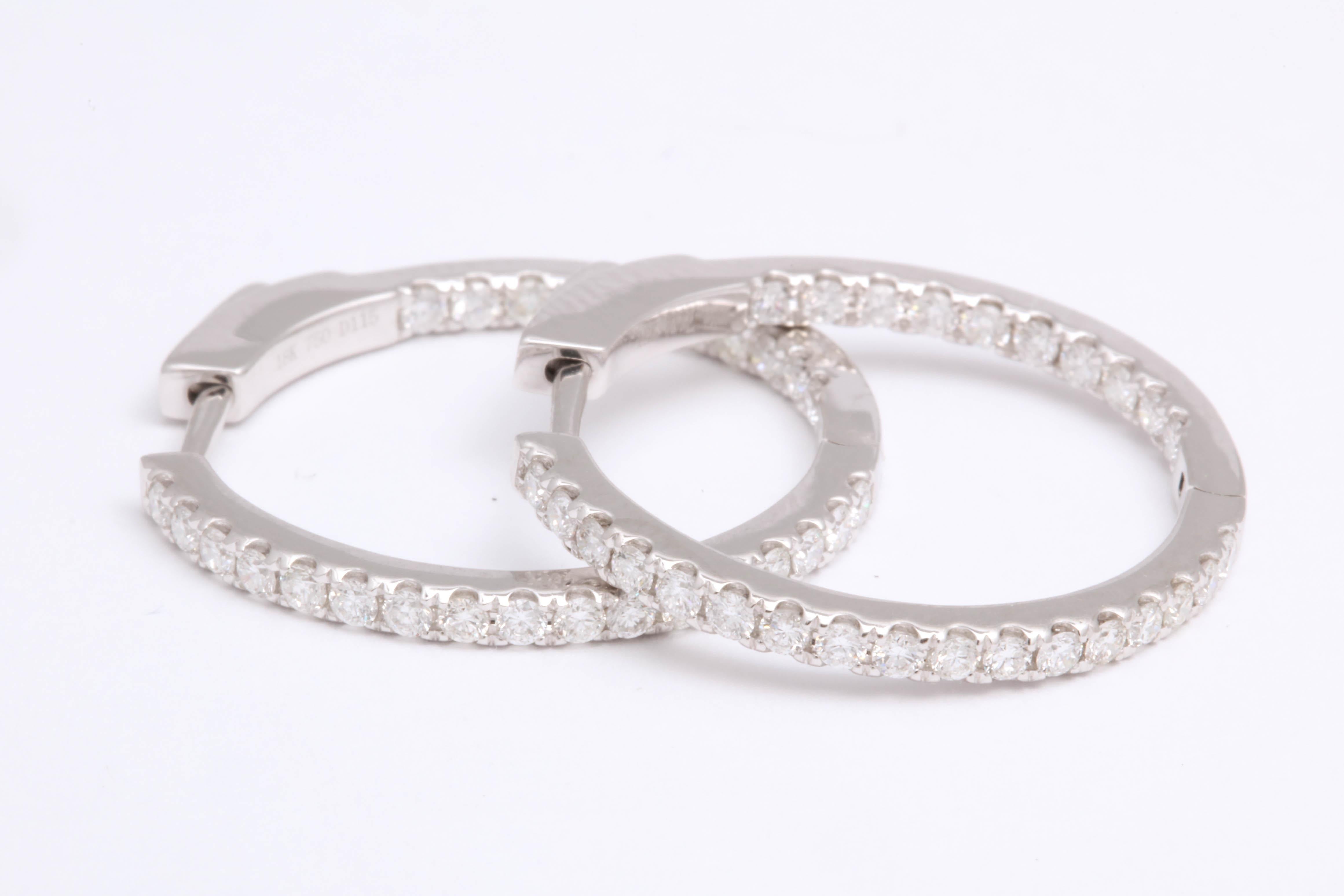 Diamant-Ohrringe mit Diamanten im Zustand „Neu“ im Angebot in New York, NY