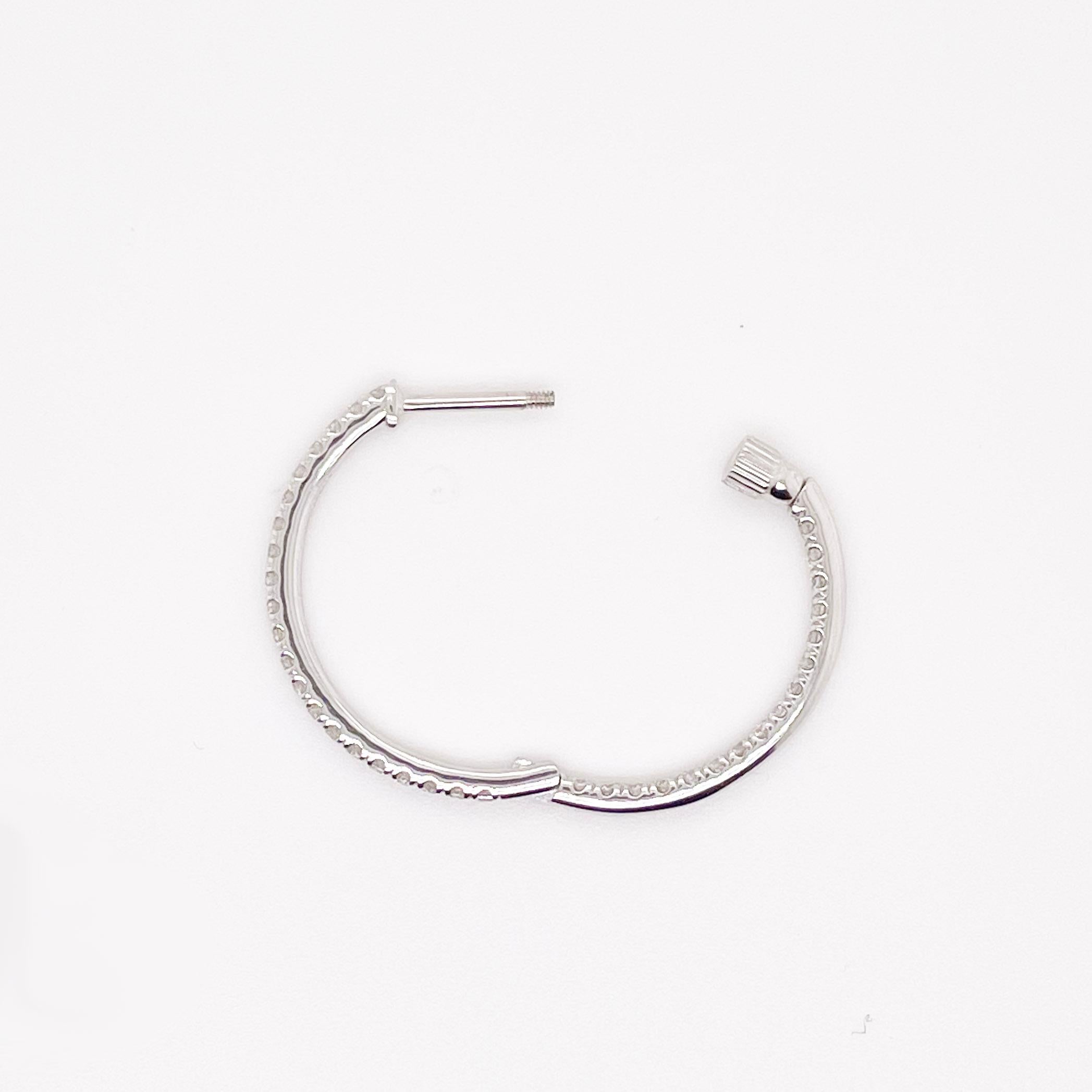 french lock earrings