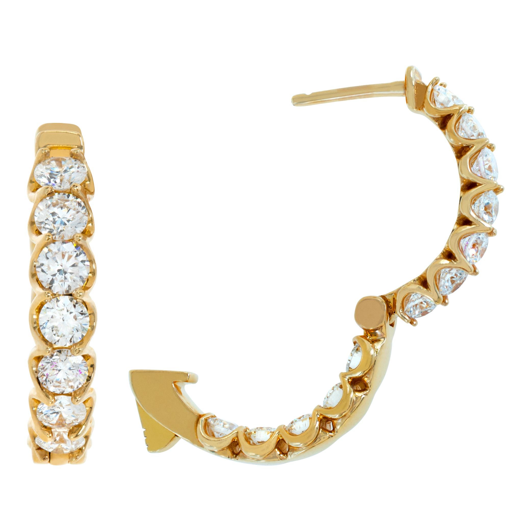 Women's Diamond hoops 