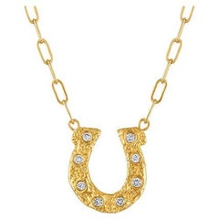 Diamond Horse Shoe Diamond Necklace