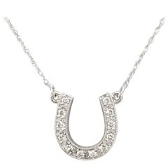 Diamond "Horse Shoe" Pendant