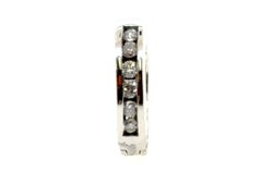 Diamond Huggie Hoop Single Earring White Gold .15ct Mined Diamonds