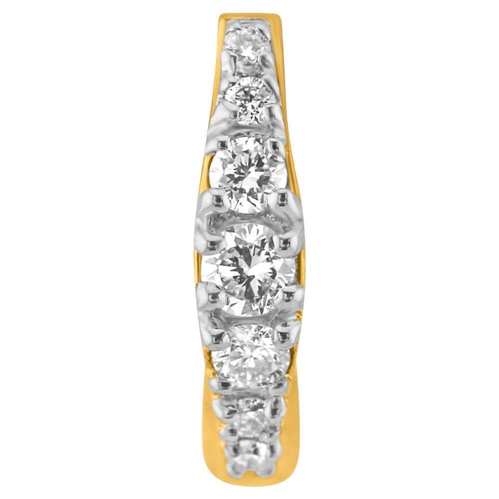 Diamond Huggies Earring In 18K Yellow Gold