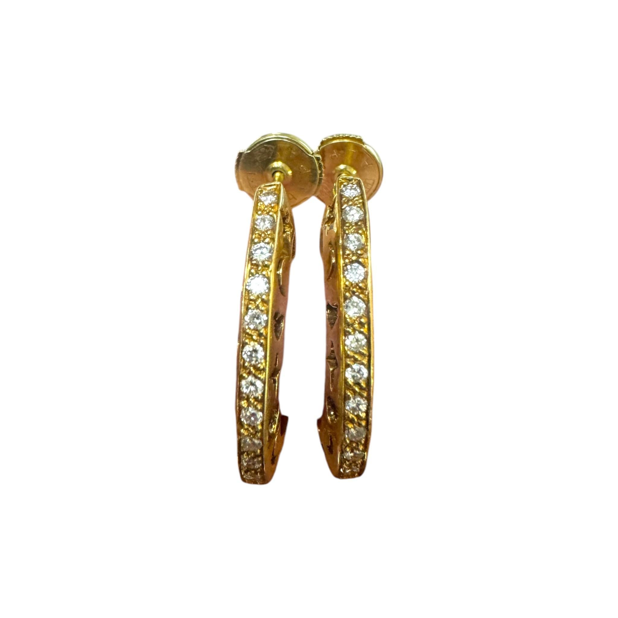 Diamond Huggy Earrings Heart Moon & Star For Sale 3