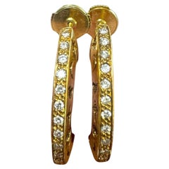 Diamond Huggy Earrings Heart Moon & Star