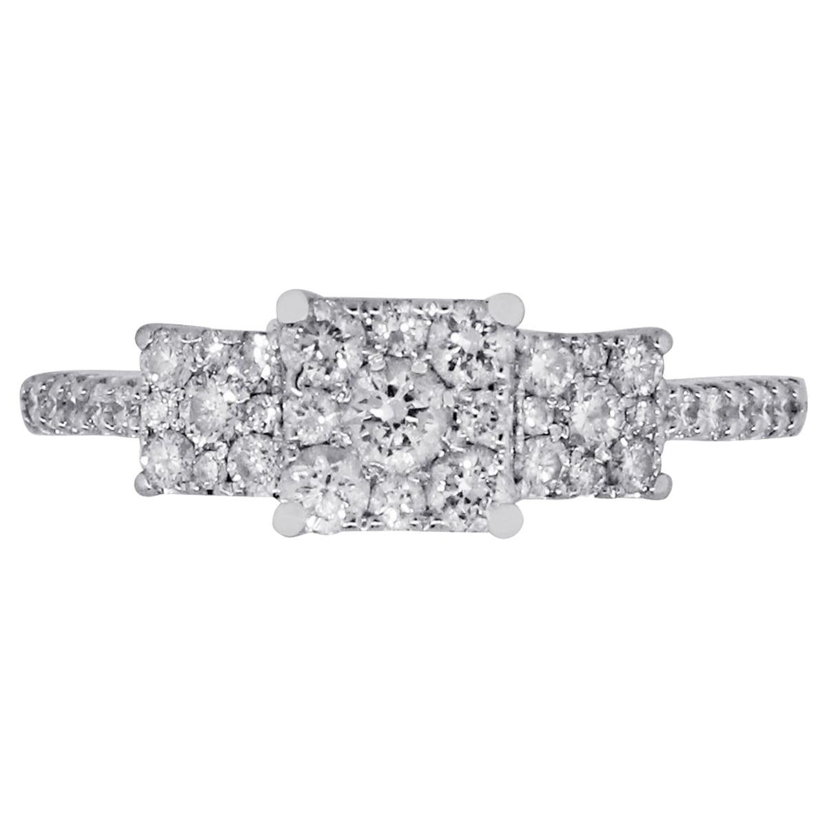 Delicate Lady Diamond Engagement Ring at 1stDibs