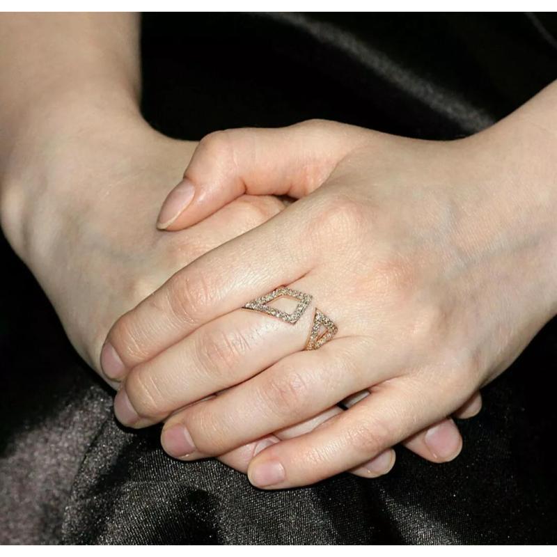 Diamond Cuff Ring 14k Solid Gold Open Wedding Ring Valentines Gift For Women
Light weight can be worn everyday

Additional information:
Condition: New with tags: A brand-new, unused, and unworn item (including handmade items) in the original