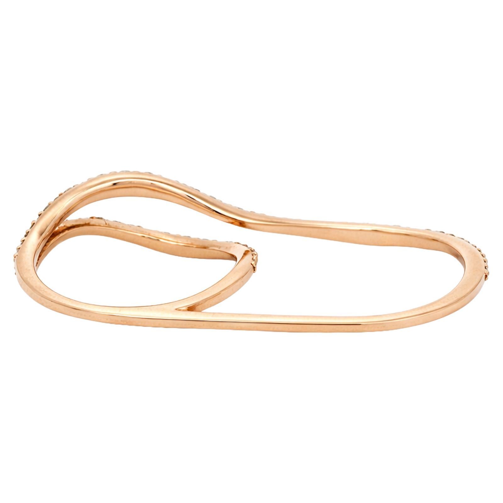 Diamond Infinity Wave Ring - image 2