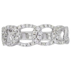 Diamond Interlocking Ring