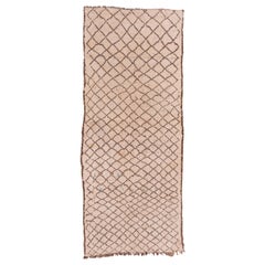 Antique Diamond Ivory Lattice Rug