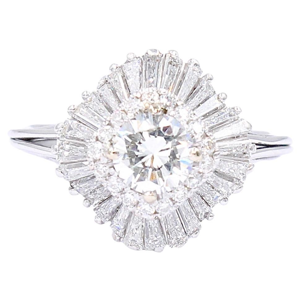 Diamond "Jupe" ring circa 1950/1960  For Sale