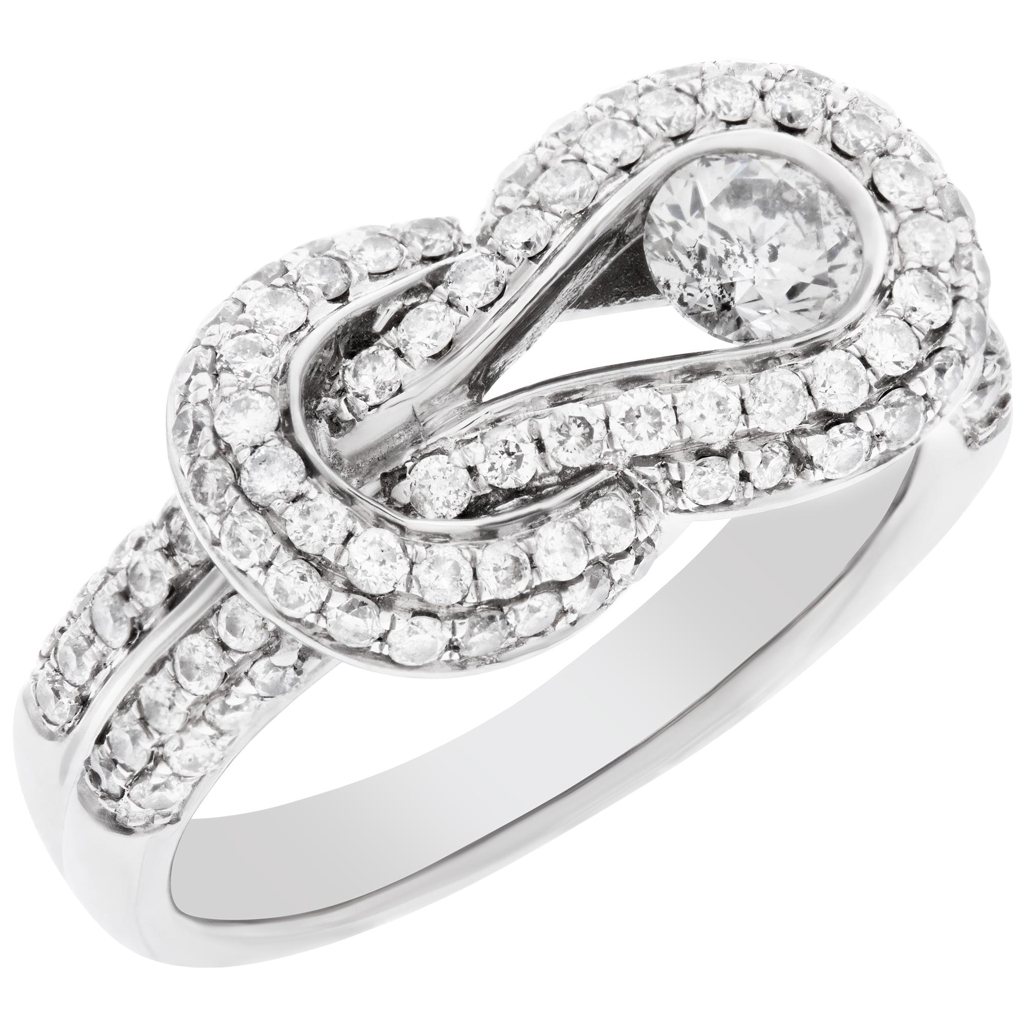 everlon diamond knot ring