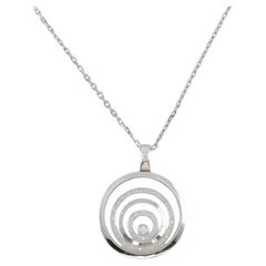 Collar Colgante Burbujas con Capas de Diamantes