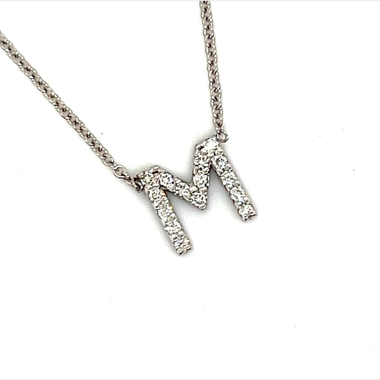 m diamond necklace