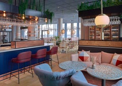 Diamond light blue, camel and beige Velvet Deluxe Pillow