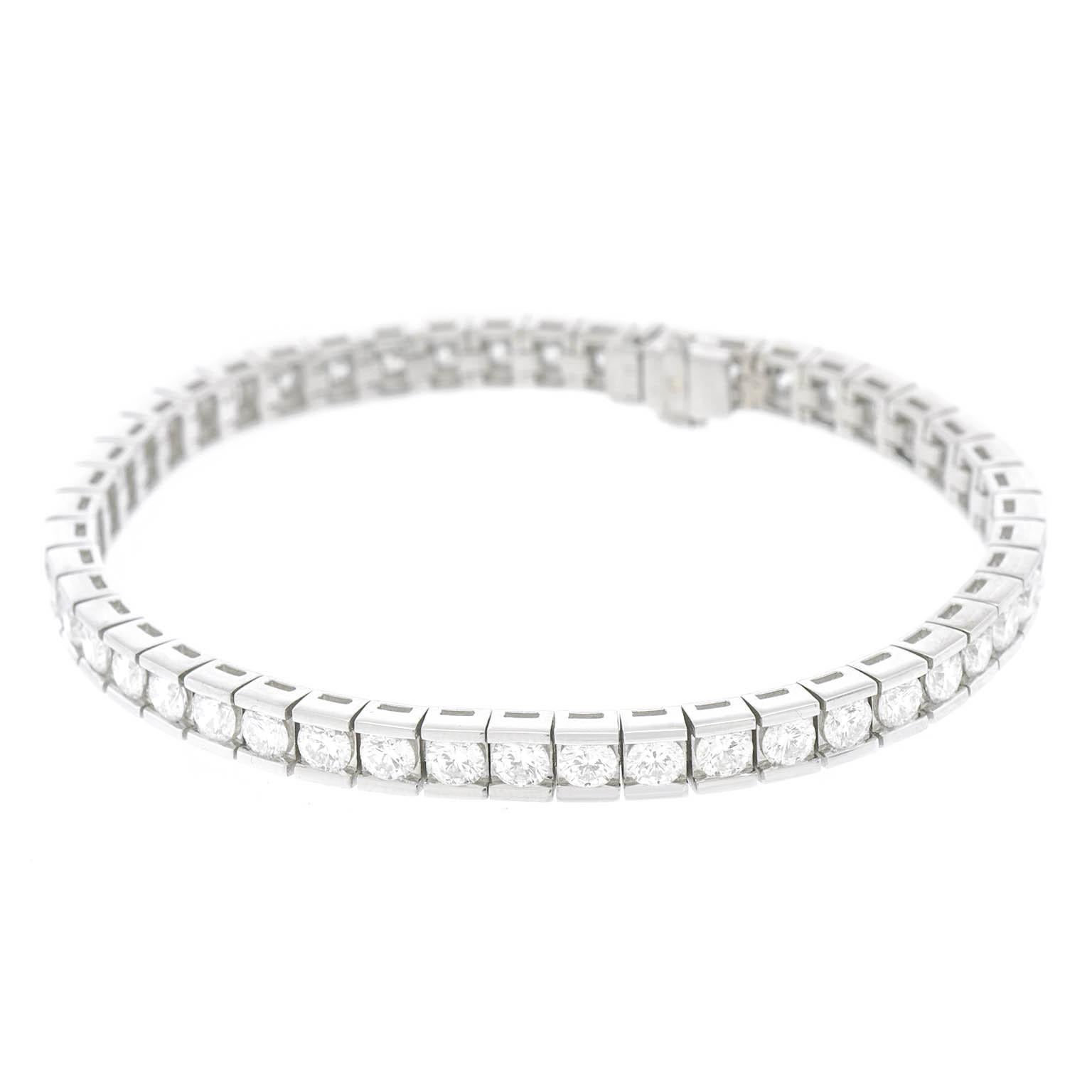 Diamond Line Bracelet For Sale at 1stDibs