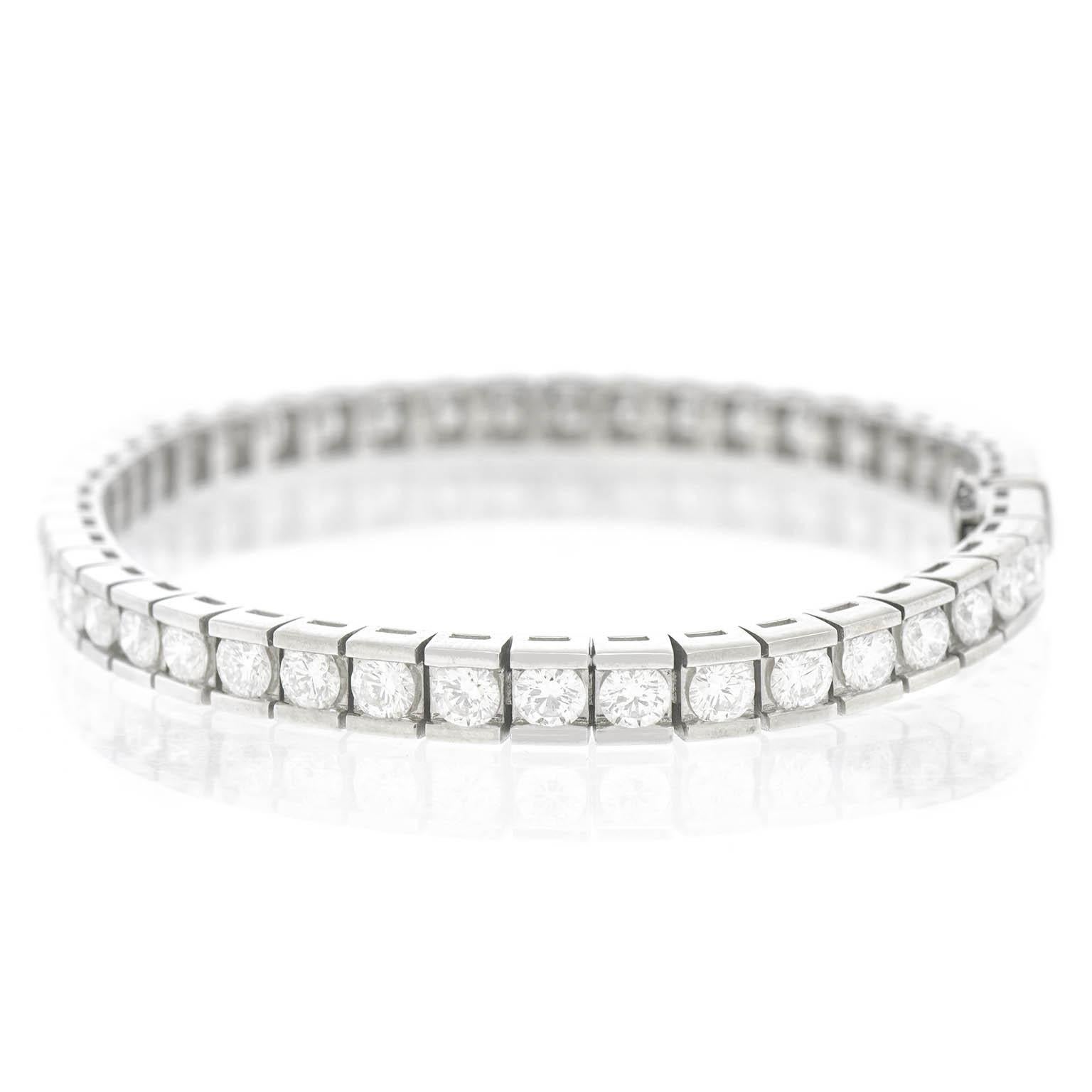 Diamond Line Bracelet For Sale 1
