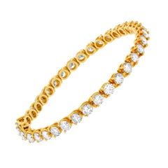 Diamond Line Bracelet in 18 Karat