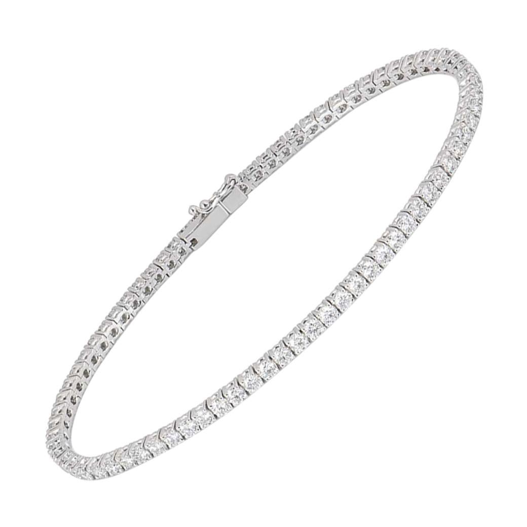 Diamond Line Tennis Bracelet 3.50 Carat
