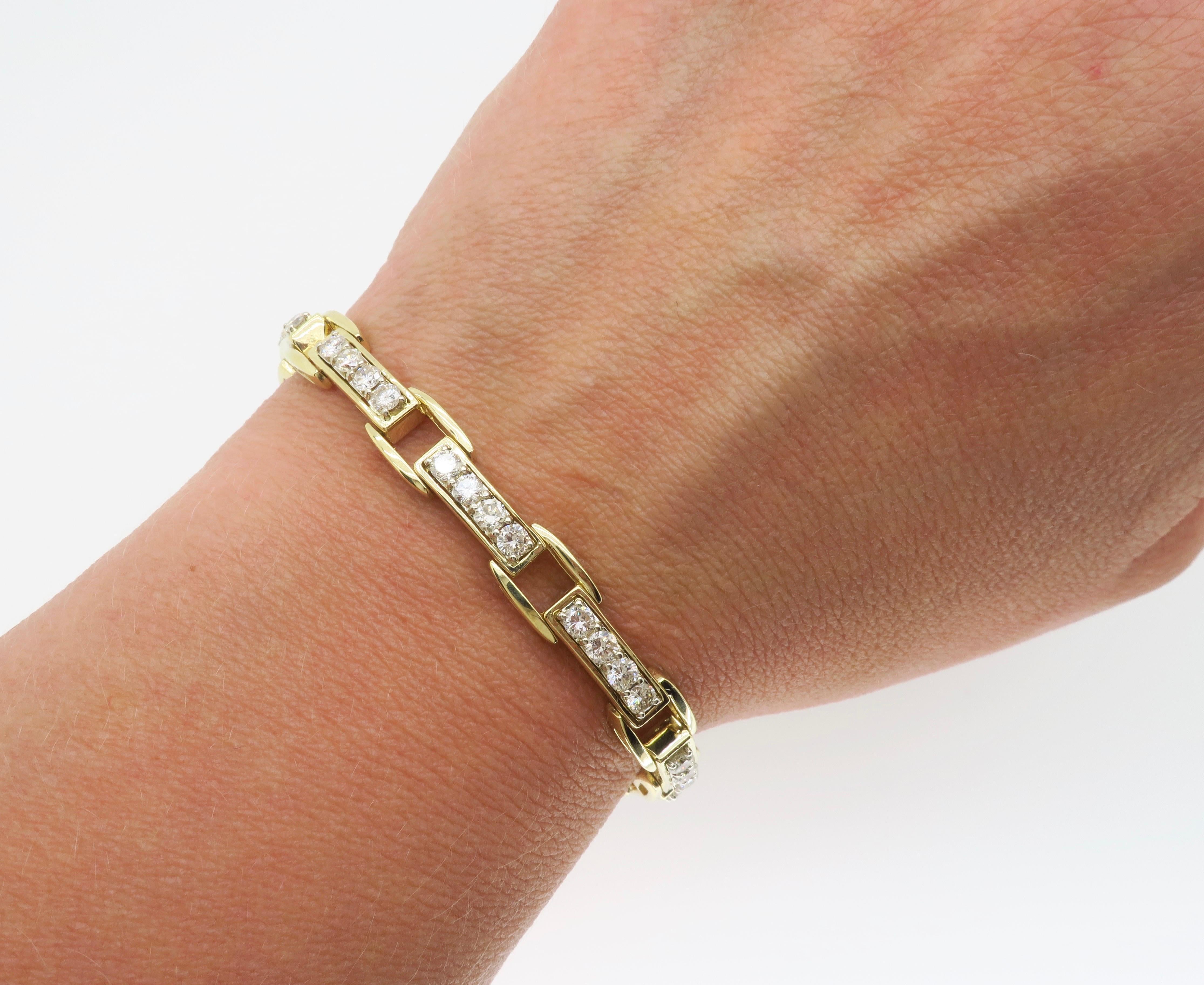 Diamond Link Bracelet 5