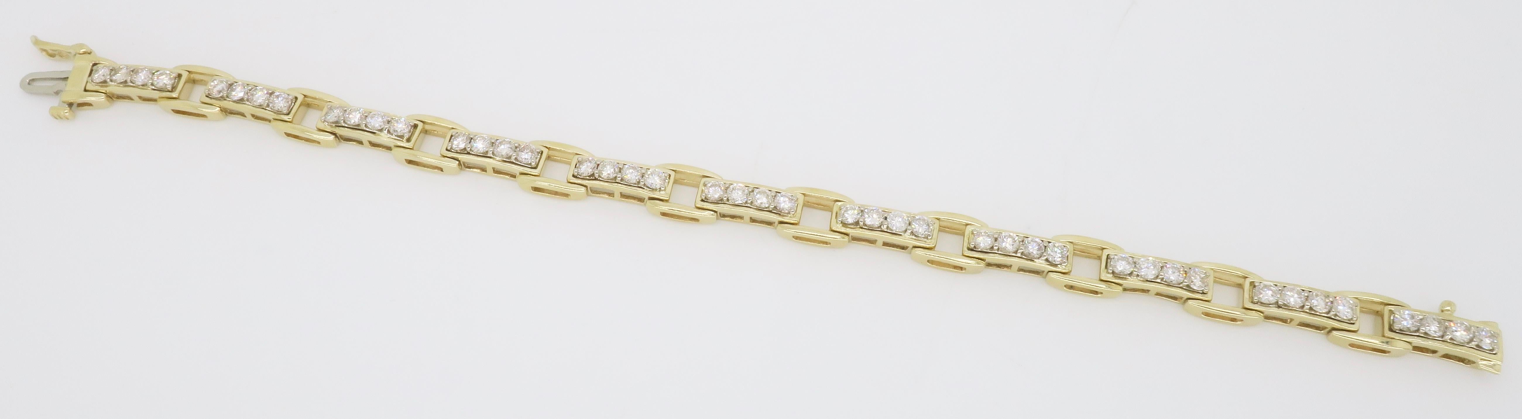 Diamond Link Bracelet 6