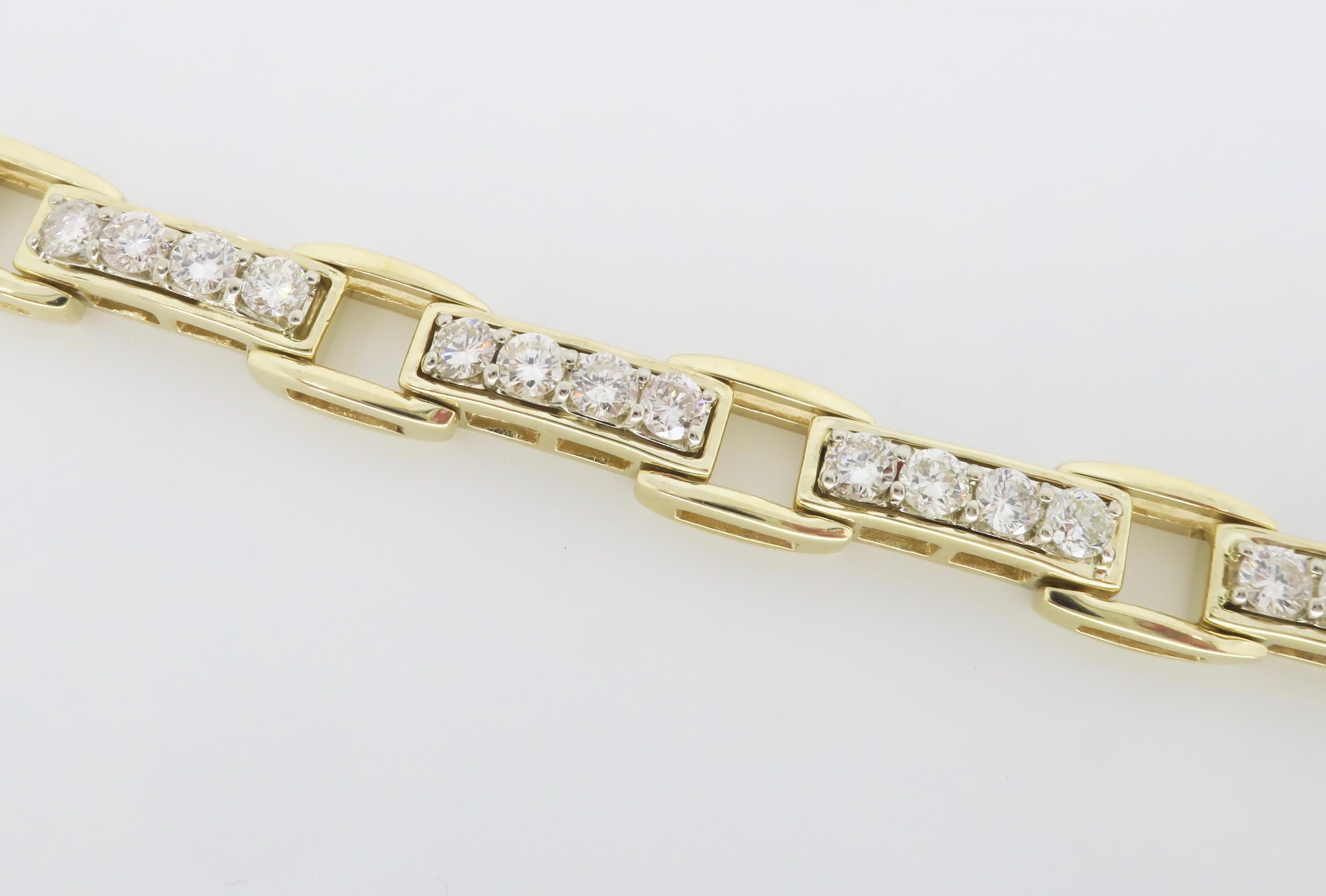 Diamond Link Bracelet 8