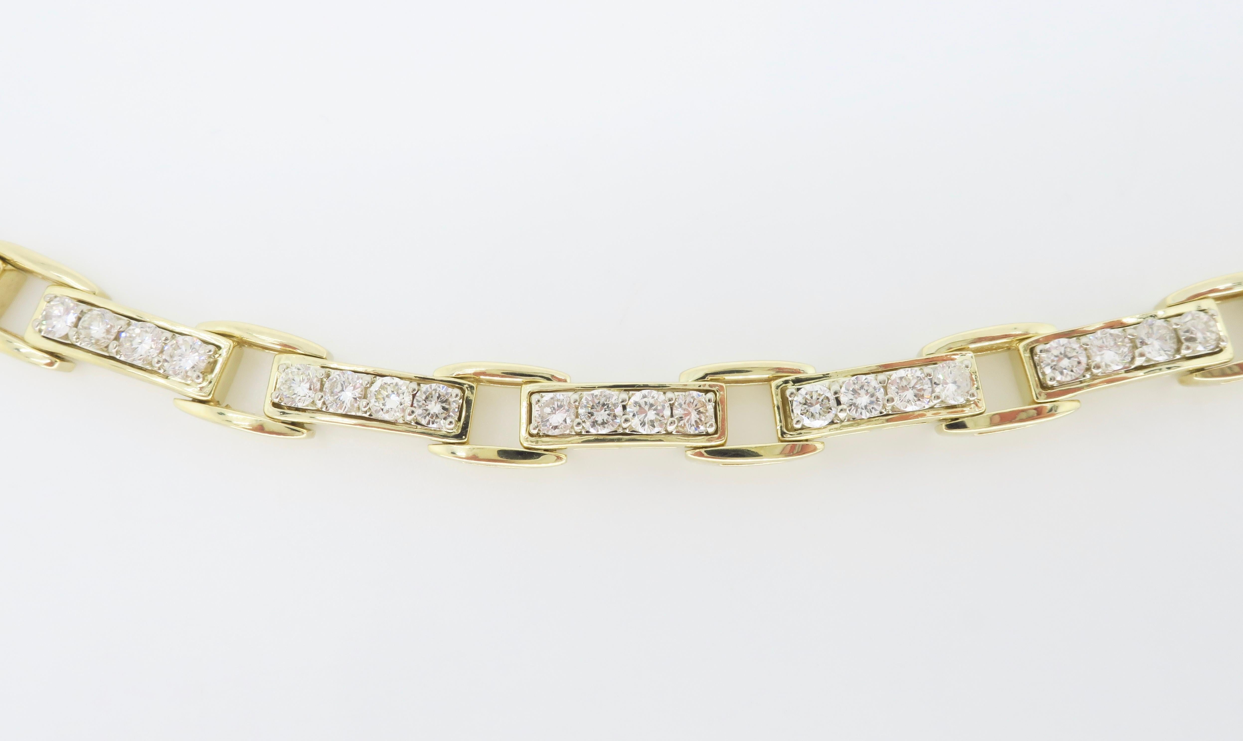 Diamond Link Bracelet 9