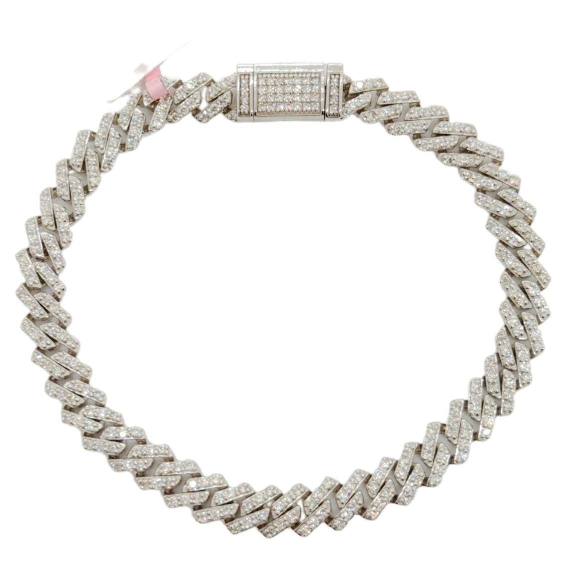 14k Gold & Baguette Diamond Tennis Bracelet – Sabrina Design