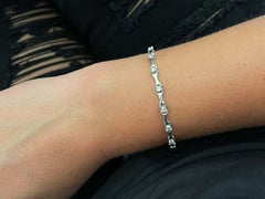 Diamond Link Bracelet in Platinum