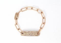 Bracelet à maillons en diamants de SOONHEE (taille 15,5 ~ 19,5 cm)