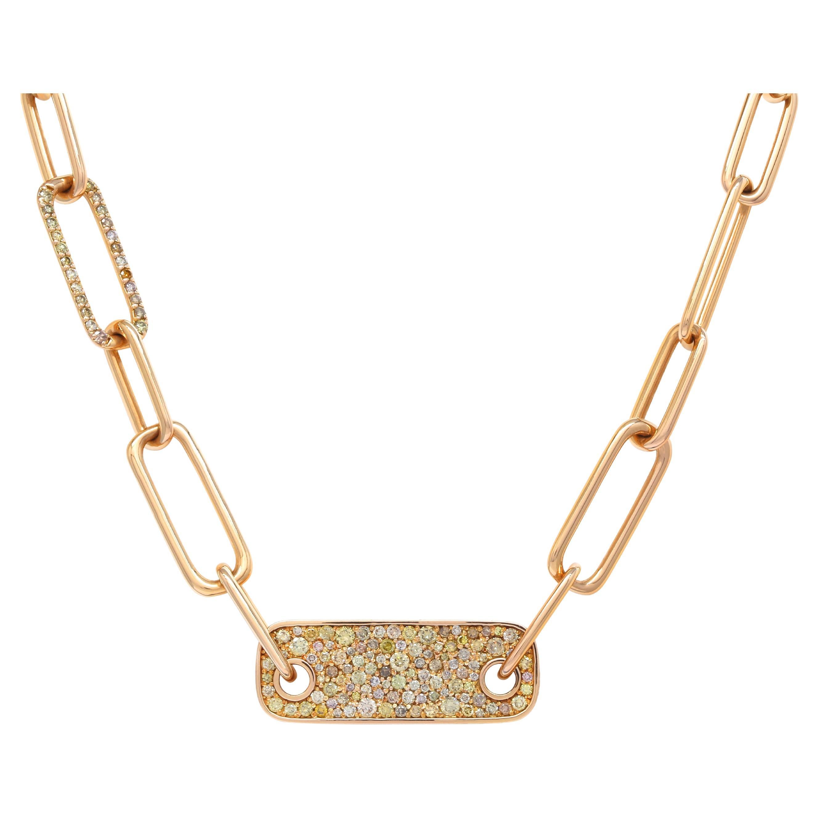 Collana con diamanti A Link di SOONHEE (misura 35~42cm)