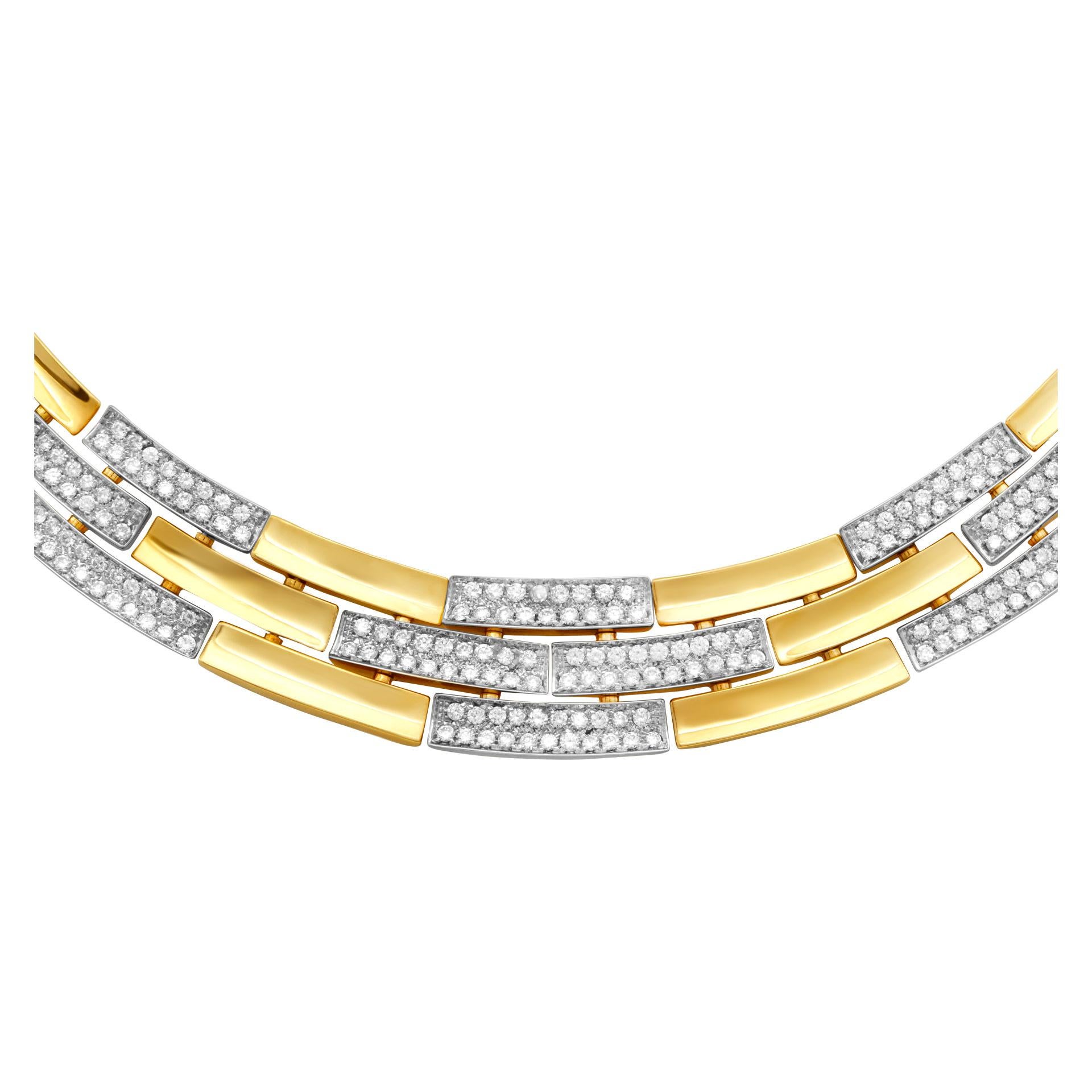 Diamond Link Necklace  2