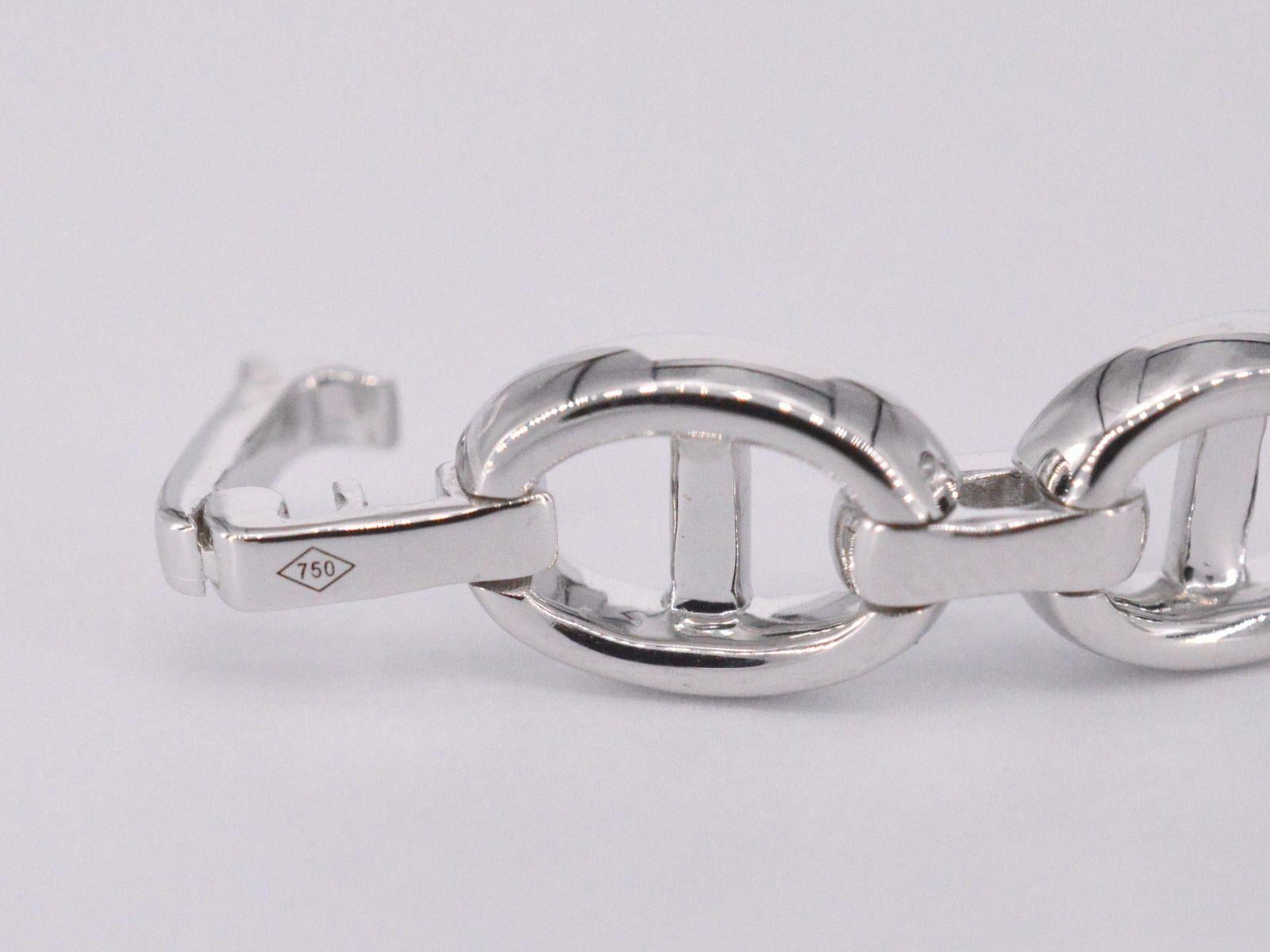 Contemporary Diamond Link Tennis Bracelet with 157 Diamonds For Sale