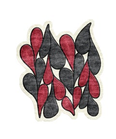 DIAMOND LUXURY – Custom Handmade Rug in TENCEL / New Zealand Wool by Rugs & Co