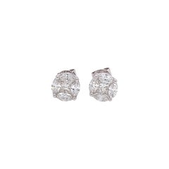 Marquis Diamond Stud Earrings