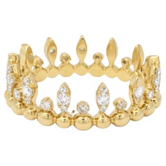 Bandeau couronne marquise en diamant