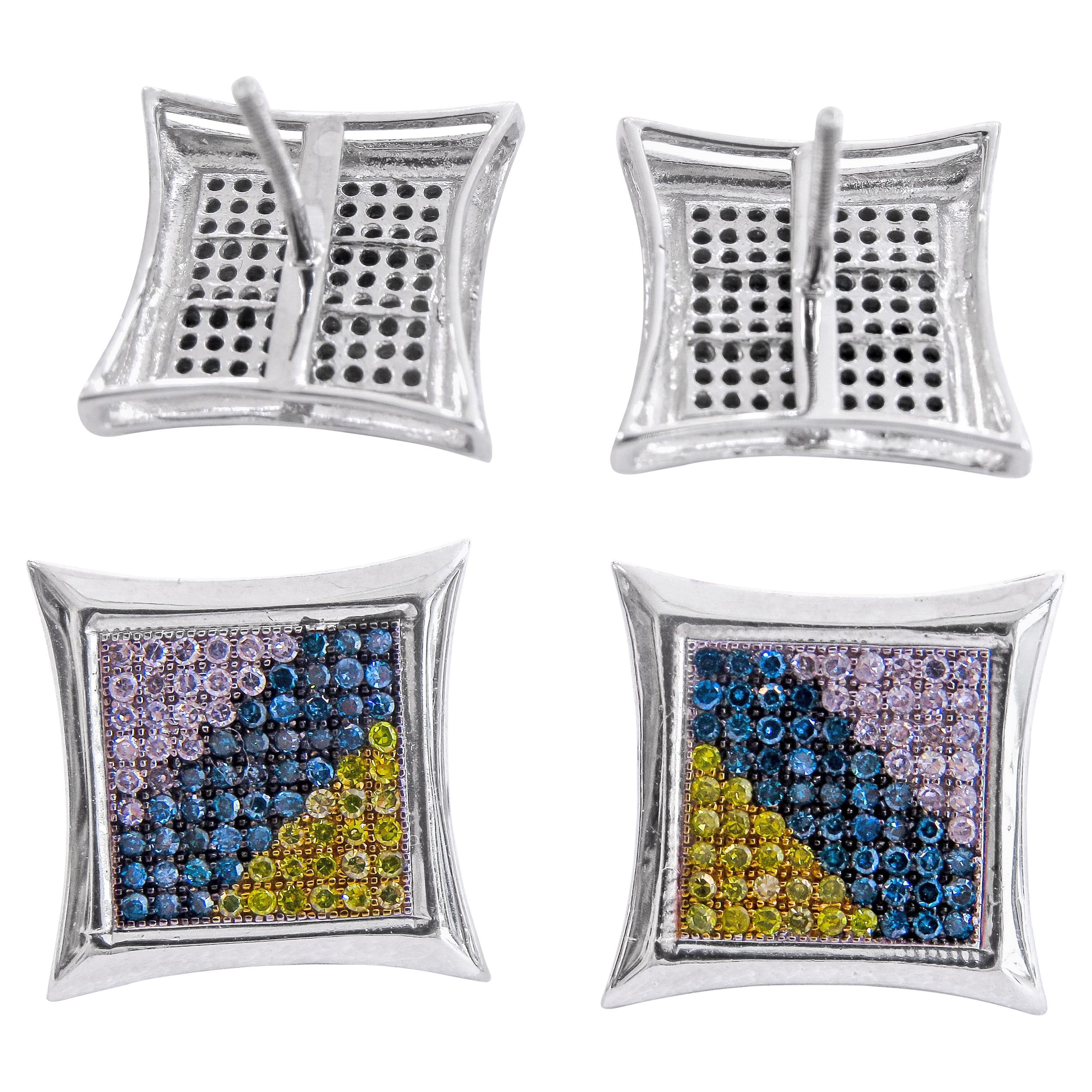 Diamond Men
s Studs Earrings With Screw Backs For Sale