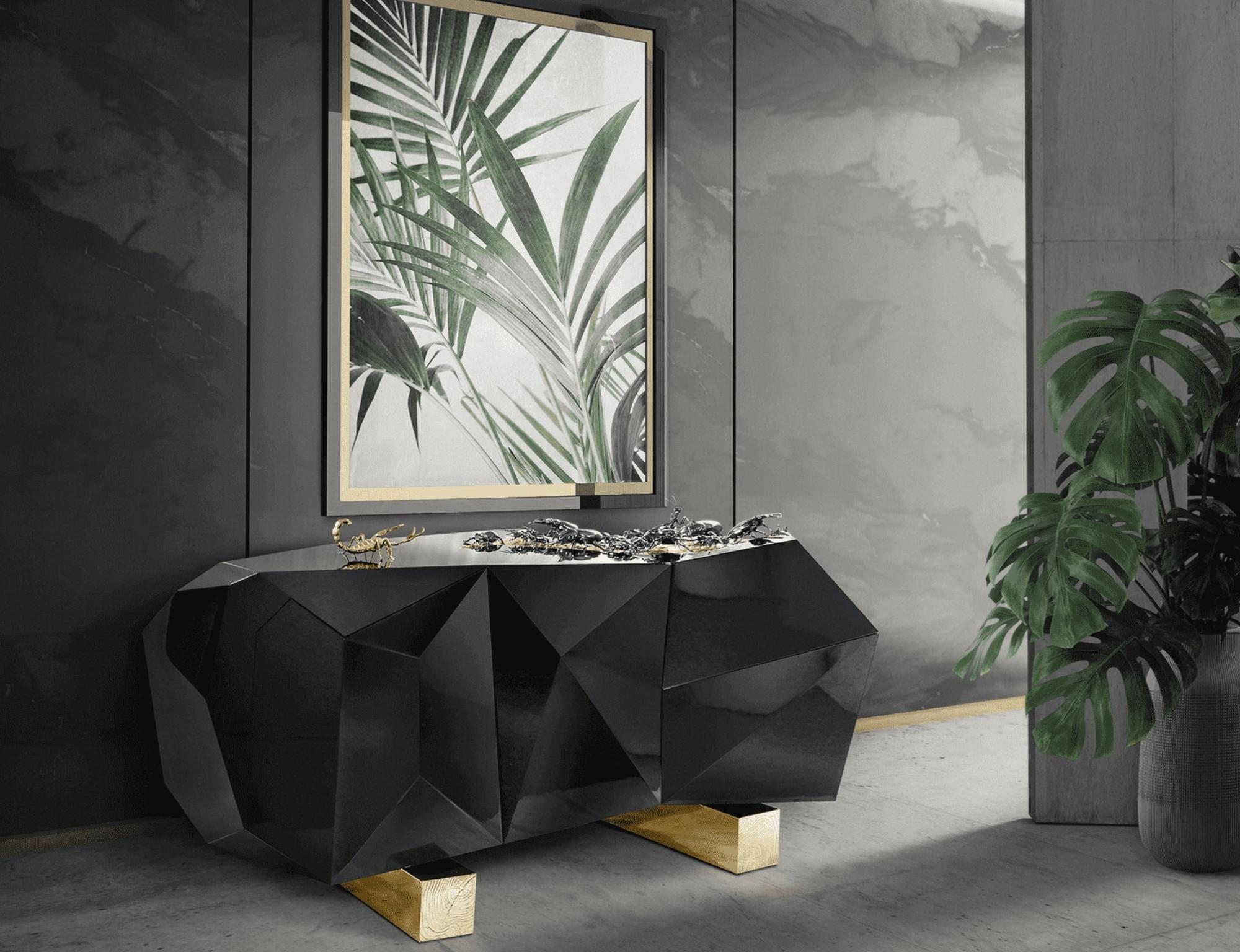 Credenza Diamond Metamorphosis - Falegnameria artigianale e ottone - Boca Do Lobo In condizioni Nuovo in vendita a Rio Tinto, PT