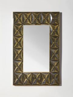 Miroir "Diamond" en verre de Murano par Studio Glustin
