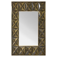 Miroir "Diamond" en verre de Murano par Studio Glustin