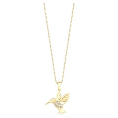Collana in oro con diamante Mockingbird