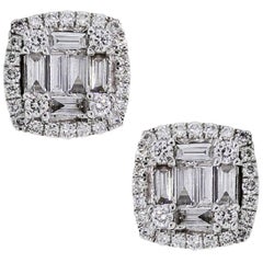 Diamond Mosaic Earrings